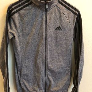 Adidas Grey Track Jacket - Adult Small